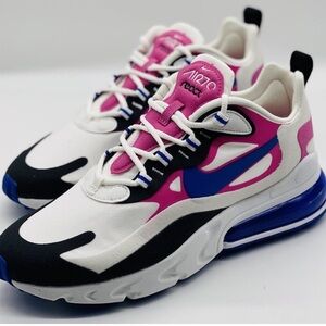 Nike Air Max 270 React Bauhaus Women’s Sneakers in Summit White